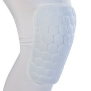 McDavid Sports Hex Tech Basketball Knee Sleeve Pair, White, Small/Medium