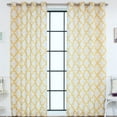 thumbnail image 7 of Best Home Fashion, Inc. Moroccan Tile Curtain Panels (Set of 2), 7 of 7