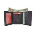 thumbnail image 3 of Men's Waterproof Eel Skin Slim Credit Card ID Holder Trifold Wallet, 3 of 24