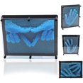 thumbnail image 3 of 3D Clone Pin Art Classic Pin Sculpture Board for Adults Plastic Hand Face Model (Light Blue), 3 of 5