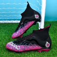 thumbnail image 3 of Zapatos de fútbol para hombre, zapatillas de entrenamiento para interiores, tacos ultraligeros antideslizantes, botas de fútbol para deportes al aire libre, venta al por mayor, 3 of 4