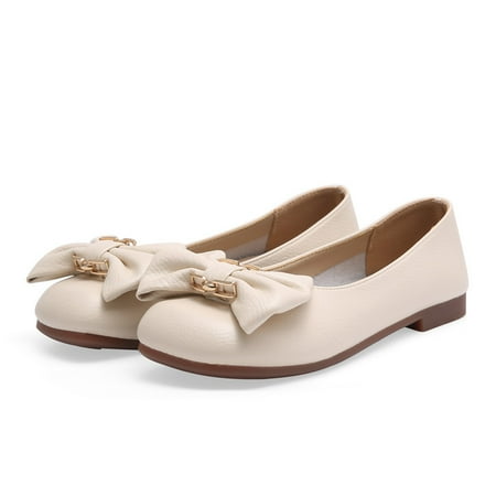

Women‘s Bowknot Ballet Flats Soft Sole Square Toe Solid Color Slip On Loafers Comfortable & Versatile Daily Shoes