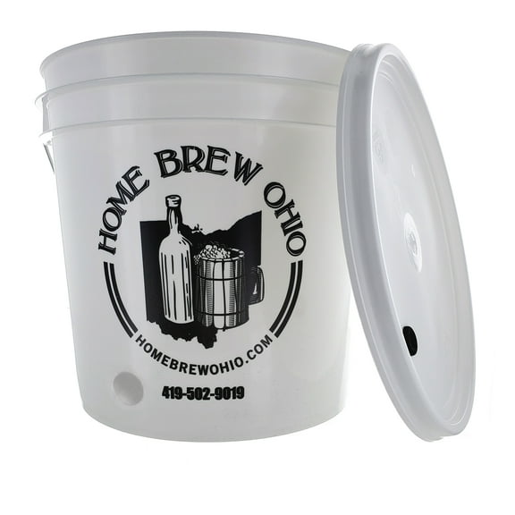 Home Brew Ohio 2 Gallon Plastic Bottling Bucket With Grommeted Lid