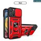 thumbnail image 1 of Funda Redmi Note 12 Pro 4G 5G 12S Case Carcasa Duro Ventana Deslizante Proteger La Cámara Soporte De Anillo Anti-huella Digital a prueba de choques, 1 of 4