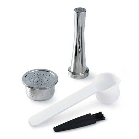

For Segafredo 3A-C231E Refillable Capsule Coffee Filter Pod with Metal Tamper