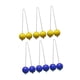 thumbnail image 5 of 6 pelotas de golf de escalera para lanzar, ideales para niños, adultos y familias, para uso en interiores y exteriores. Amarillo y azul, 5 of 8