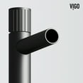 thumbnail image 3 of VIGO Ashford Single Handle Single-Hole Bathroom Vessel Faucet in Matte Black, 3 of 12