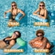 thumbnail image 2 of Hamaca para piscina Sloosh, paquete de 3 flotadores inflables, 2 of 8