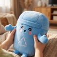 thumbnail image 4 of Plush Toys Blue Recycle Bin Stuffed Doll 15.7 Inch Soft Pillow Toys for Student Bedroom Nursery Decor Birthday Gift, 4 of 8