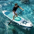 thumbnail image 3 of Gaderth 10'6" Inflatable Stand Up Paddle Board for Adults and Beginners, Wide Stable SUP with Non Slip EVA Deck, Pump Paddle Backpack and Tri Fin Setup for Yoga, Lake and Ocean, 3 of 8