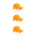 thumbnail image 1 of Ruiboury Universal Home Phone Mini Holder Apartment Desktop Smartphone Stand Portable Support Cellphone Accessory Orange 3Set, 1 of 6