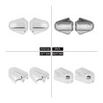 thumbnail image 3 of Chrome Bar Shield Rear Axle Covers Swingarm For Harley Softail Slim Deluxe 08-17, 3 of 4