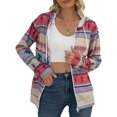 thumbnail image 1 of Abrigo informal para mujer, abrigo informal para mujer, chaqueta larga para mujer, chaqueta con capucha para mujer, funcionalidad versátil, 1 of 6