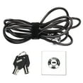 thumbnail image 2 of Laptop Lock Cable, 180 Degrees Rotatable Computer Lock Galvanized Steel Durable  for Monitors for Projectors for Laptops Computers, 2 of 7