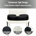 thumbnail image 6 of Mind Reader Memory Foam Seat Cushion, Ergonomic Pressure Relief for Office, Car, and More, Black, 6 of 12