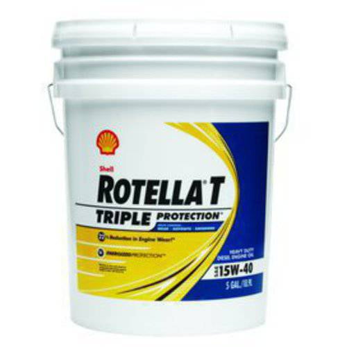 Shell Rotella T 15W40 Heavy Duty Diesel Oil, 5 gal.