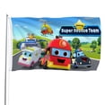 thumbnail image 1 of Super Rescate de Bomberos Bandera impresa con temática, regalo perfecto para fanáticos, amigos y familiares, y adecuada para actividades al aire libre e interiores, decoraciones de fiesta. 60*90CM, 1 of 6