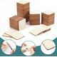 thumbnail image 4 of 100 piezas de cuadrados de madera para manualidades, 4 x 4 cm (1,6 x 1,6 pulgadas), láminas de madera de balsa sin tratar., 4 of 9