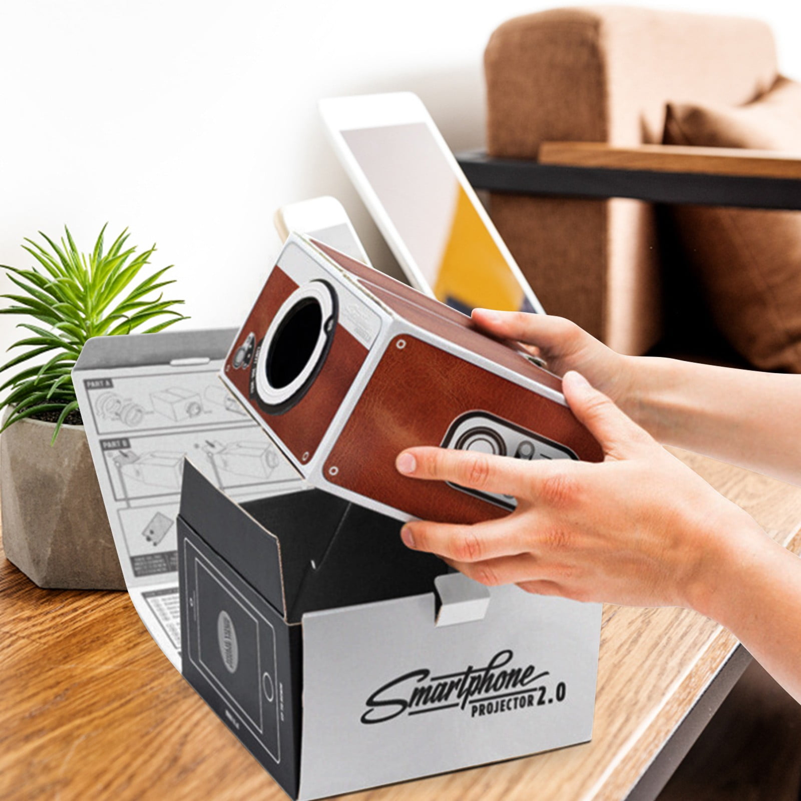cvlncycling HD Portable Projector ,Cleaner Native 1080P with WiFi and Bluetooth,Compatible with iOS/Android/Laptop/HDMI/PC/TV Stick/USB, For Home Office Camping