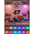 thumbnail image 4 of 2Pcs Lámpara de Pared Recargable con Batería, 15 Color RGB, Magnético 360° Rotación, Apliques de Pared Inalámbrico sin Cable para Dormitorio, Armario, Diana, Cuadro (Negro), 4 of 9