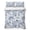 MidNightBlue, variant on King Quilt Set 96''x106'', Stained Glass Lightweight Summer Bedspread Coverlet Set with 2 Pillow Shams, Blue Purple Floral Geometric Breathable All Season Quilt Bedding for Bedroom/Guest Room
