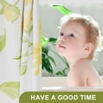 thumbnail image 2 of Floral Shower Curtain, Washable Cloth Shower Curtain Sets with 12 Shower Curtain Hooks, Fabric Rustic Yellow Gerbera Flower Eucalyptus Fall Shower Curtains for Bathroom Decor, 72x72 Inches, 2 of 6
