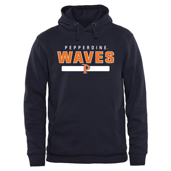 Navy Pepperdine Waves Team Strong Pullover Hoodie