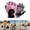 Pink, variant on RTKFRFLM Kids Outdoor Cycling Gloves Half Finger Breathable Non Sports Mittens for Boys Girls Biking Skating Training Exercise Outdoor Accessories Grey 8-10