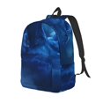 thumbnail image 1 of Disketp Pegasus Night Sky print Canvas Backpack Lightweight Travel Daypack Student Rucksack Laptop Backpack-Small, 1 of 5