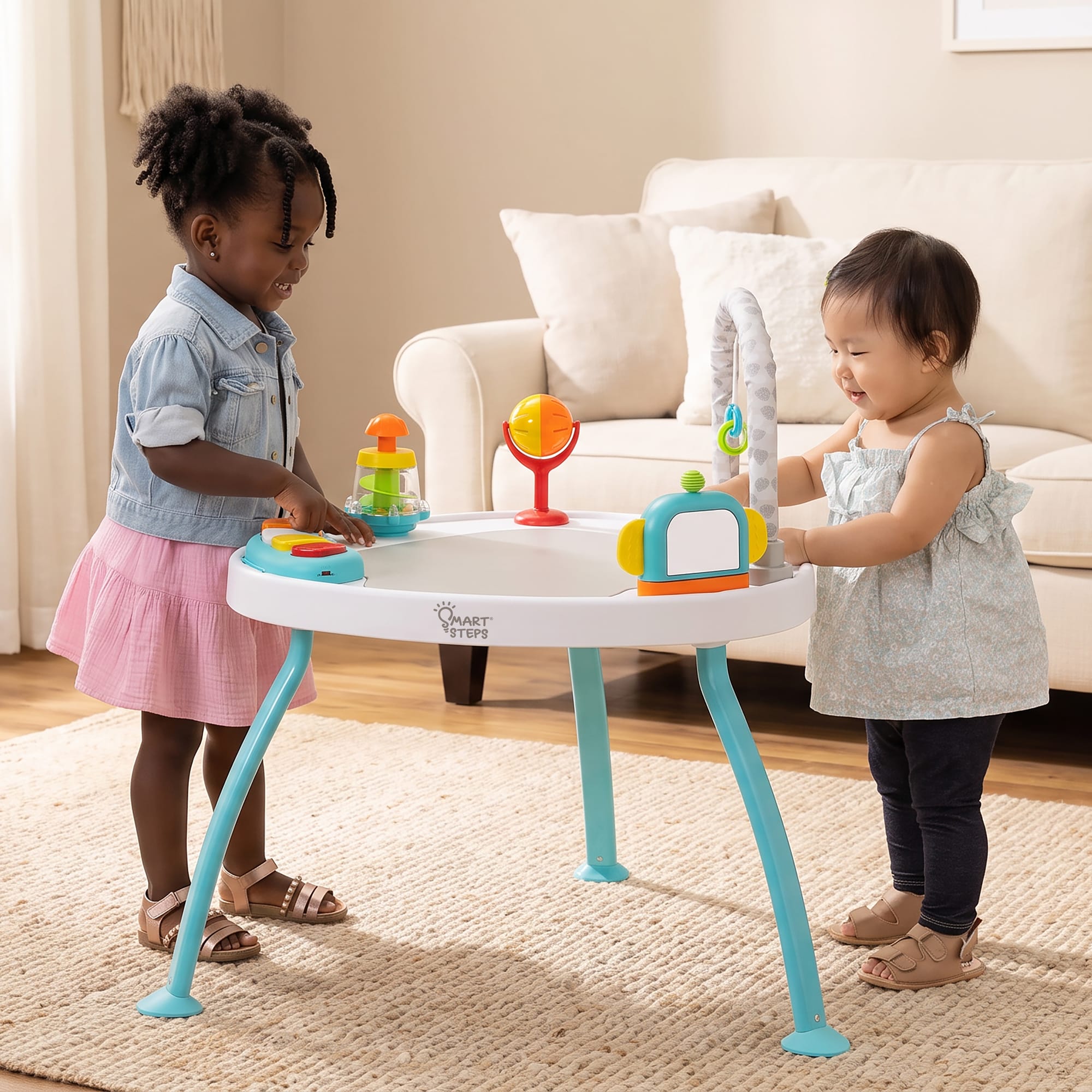 Smart Steps Bounce N' Play 3-in-1 Activity Center, Safari photo 3