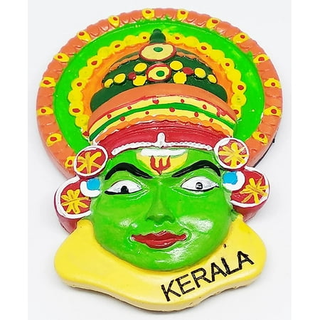 

diollo Kerala Kathakali DESIGN Refrigerator Magnets Home and Office