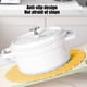 thumbnail image 4 of Modern Stylish Heatproof Dining Mats For Hot Dishes Or Bowls Sunflower Yellow Color Suitable For Dining Tables And Kitchens, 4 of 6