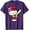 Purple, variant on Hello Kitty Baseball Cute DTG Print Unisex T-Shirt,White Color,Size L