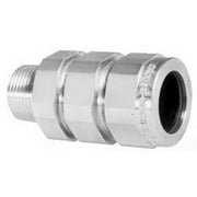Crouse-Hinds TMCX285 Aluminum Cord Connector 3/4 Inch 0.6 - 0.85 Inch Armor 0.65 - 1 Inch Outer Sheath