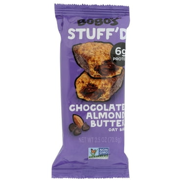 Pack of 12, Bobos Chocolate Almond Butter Stuff'd Oat Bar, 2.5 oz
