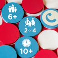 thumbnail image 4 of Juego de mesa USAOPOLY CULLS, estrategia portátil para viajes, 2 a 4 jugadores, 4 of 8