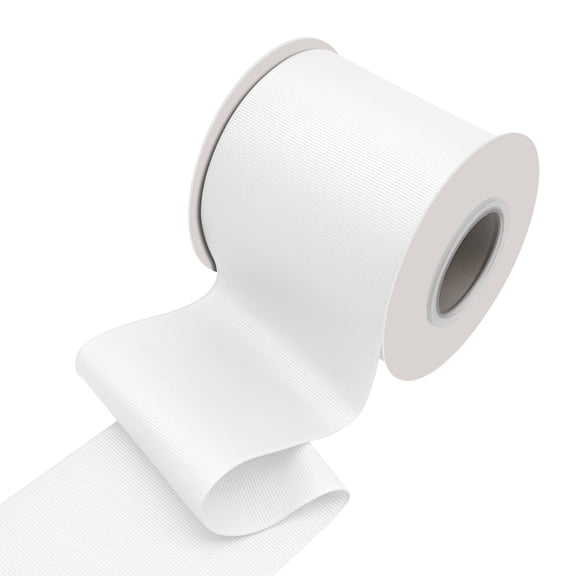 3 inch White Grosgrain Ribbon 15 Yards for Gift Wrapping Weddings DIY Floral Decor Sewing & More