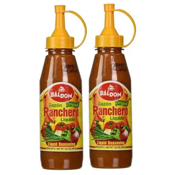 Baldom Original Sazon Ranchero Liquido 15.5 Ounces (2 Pack)