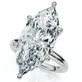 thumbnail image 2 of Pompeii Certified 6Ct Marquise Solitaire Diamond Engagement Ring Lab Grown (F/G,VS2), 2 of 7