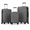Ash Grey, variant on avobird 3-Piece ABS Hardshell Luggage Set – Lightweight and scratch-resistant, featuring silent 360° spinner wheels and TSA-approved locks, 20"/24"/28", Ash Grey