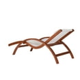thumbnail image 5 of Island Retreat Bentwood Breeze Luxury Lounger With Wood Frame - Champagne, 5 of 6