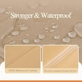 thumbnail image 5 of WJ-X3 Waterproof Patio Outdoor Sofa Cover, 87" W x 42" D x 35" H, Windproof & Rip Stop, Beige, 5 of 10