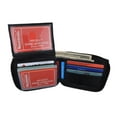 thumbnail image 6 of Genuine Leather Men's Zipper Zip-Around Organizer Bifold Wallet 1256 CF, 6 of 51