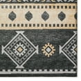 thumbnail image 3 of Yuma Indoor/Outdoor Grey Southwest 2’3" x 7’6" Non-Skid Runner Rug, 3 of 8