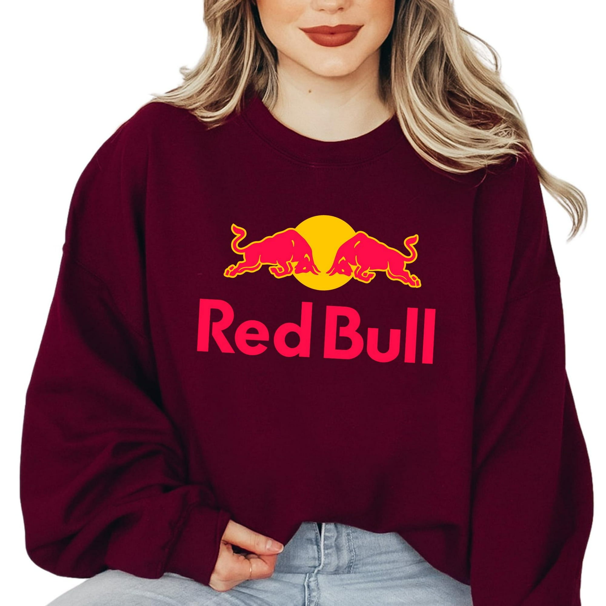 Red Bull Energy Drink Lover Sweatshirt, Red Bull Gift, Red Bull Logo Sweatshirt, Red Bull Energy Drink Hoodie, Gift for Red Bull Lover