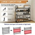 thumbnail image 2 of 5 Tiers Shoe Rack,Shoe Organizer Storage 31.5" Vertical Shoe Shelf Shoe Rack Organizer for Entryway, Closet, Garage, Bedroom,Cloakroom, 2 of 7