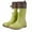 A-6953Green, variant on MEZZALL Outdoor Cute Rain Boots Shoes For Boys Girls Hiking Camping Adventure Comfortable Mid High Calf Rubber Boots Toddler Footwear Fashionable / 8-8.5 Years