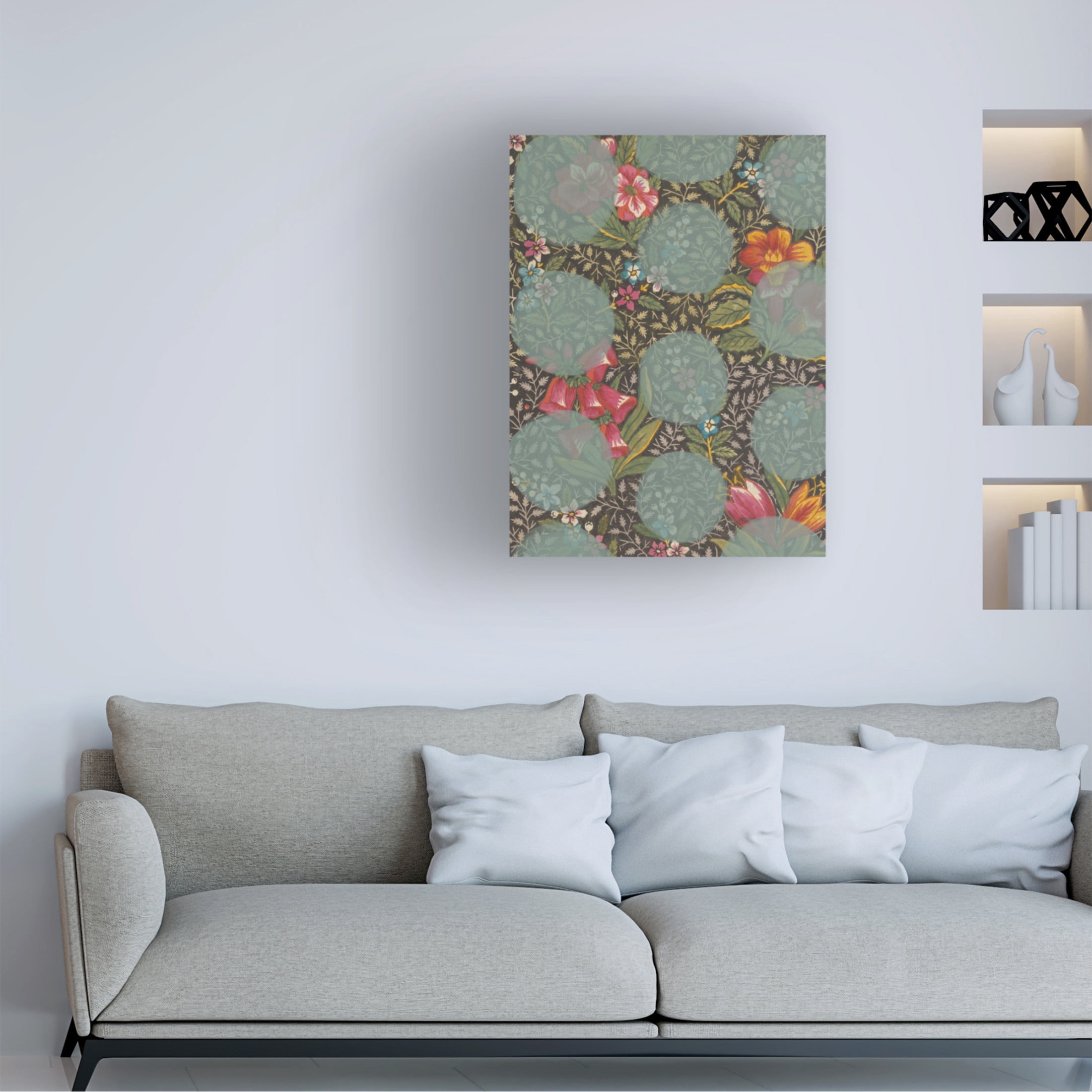 Trademark Fine Art Yopie Studio Colourful Flower Canvas Wall Art