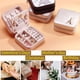 thumbnail image 5 of Joyero de viaje con espejo, mini estuche de regalos para mujeres y niñas, pequeñas cajas organizadoras portátiles para anillos, pendientes, collares, pulseras, 5 of 5