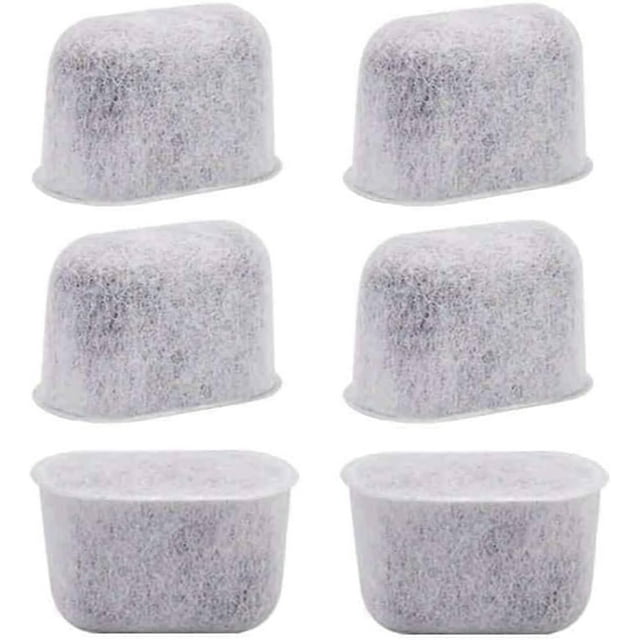 6 Pack Filter Compatible with Breville Charcoal Water Filters Replacement for Breville Coffee Makers BWF100 BES990 BES980 BES870 BES810